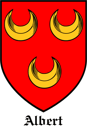 ALBERT family crest