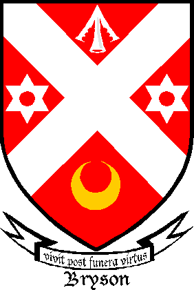 BRYSON family crest