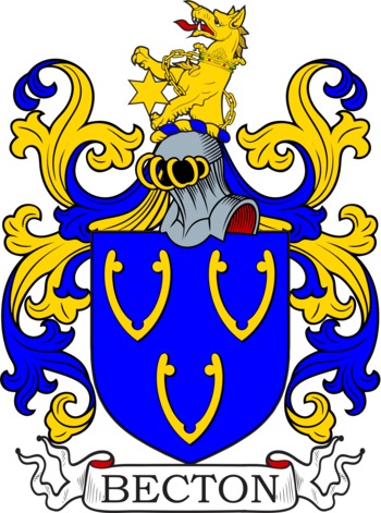 BECTON family crest