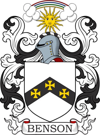 BENSON family crest