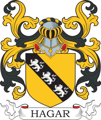 HAGAR family crest