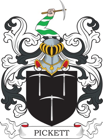 PICKETT family crest