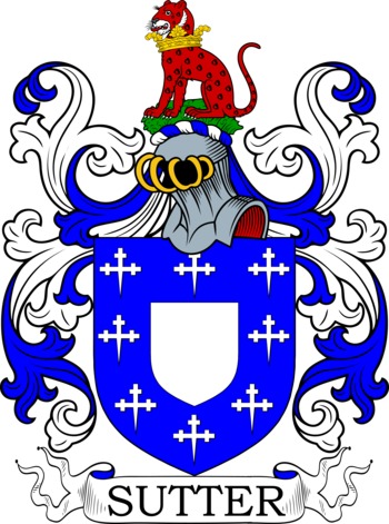 SUTTER family crest